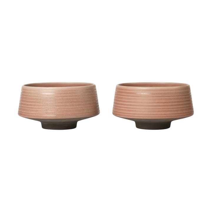 Miko skål Ø14 cm 2-pak - Dusty pink - Broste Copenhagen