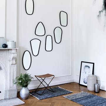 Nola skammel læder - brun, 45 cm - Broste Copenhagen