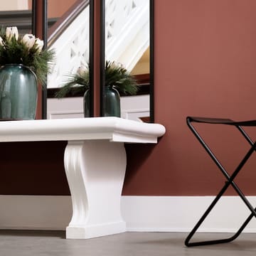 Nola skammel læder - sort, 45 cm - Broste Copenhagen