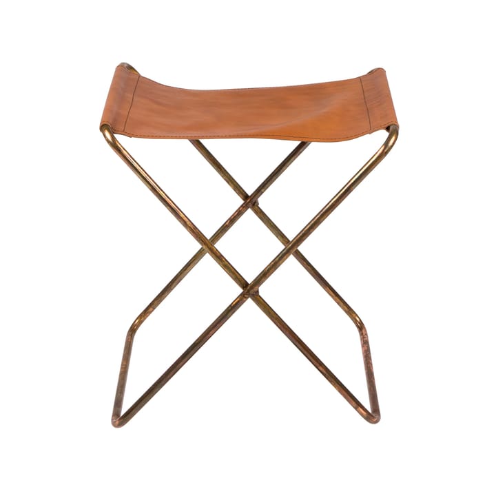 Nola stol læder - brun, 45 cm - Broste Copenhagen