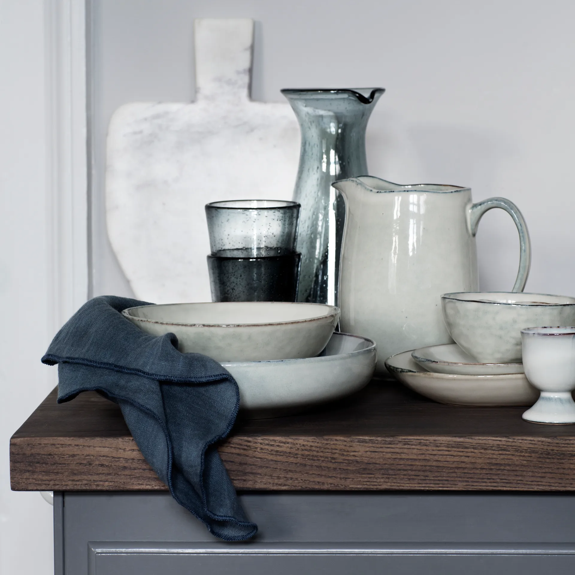 Nordic Sand ovalt fad, 26,5 x 35,5 cm Broste Copenhagen