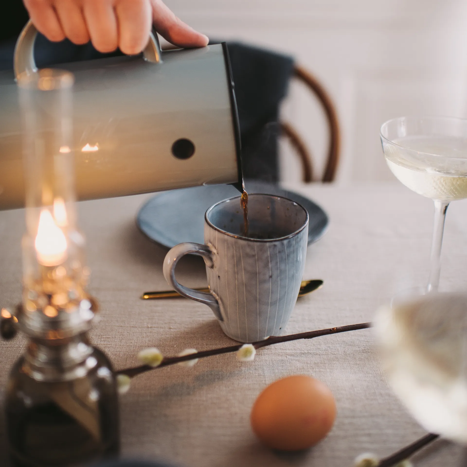 Nordic Sea krus med hank, 10 cm Broste Copenhagen