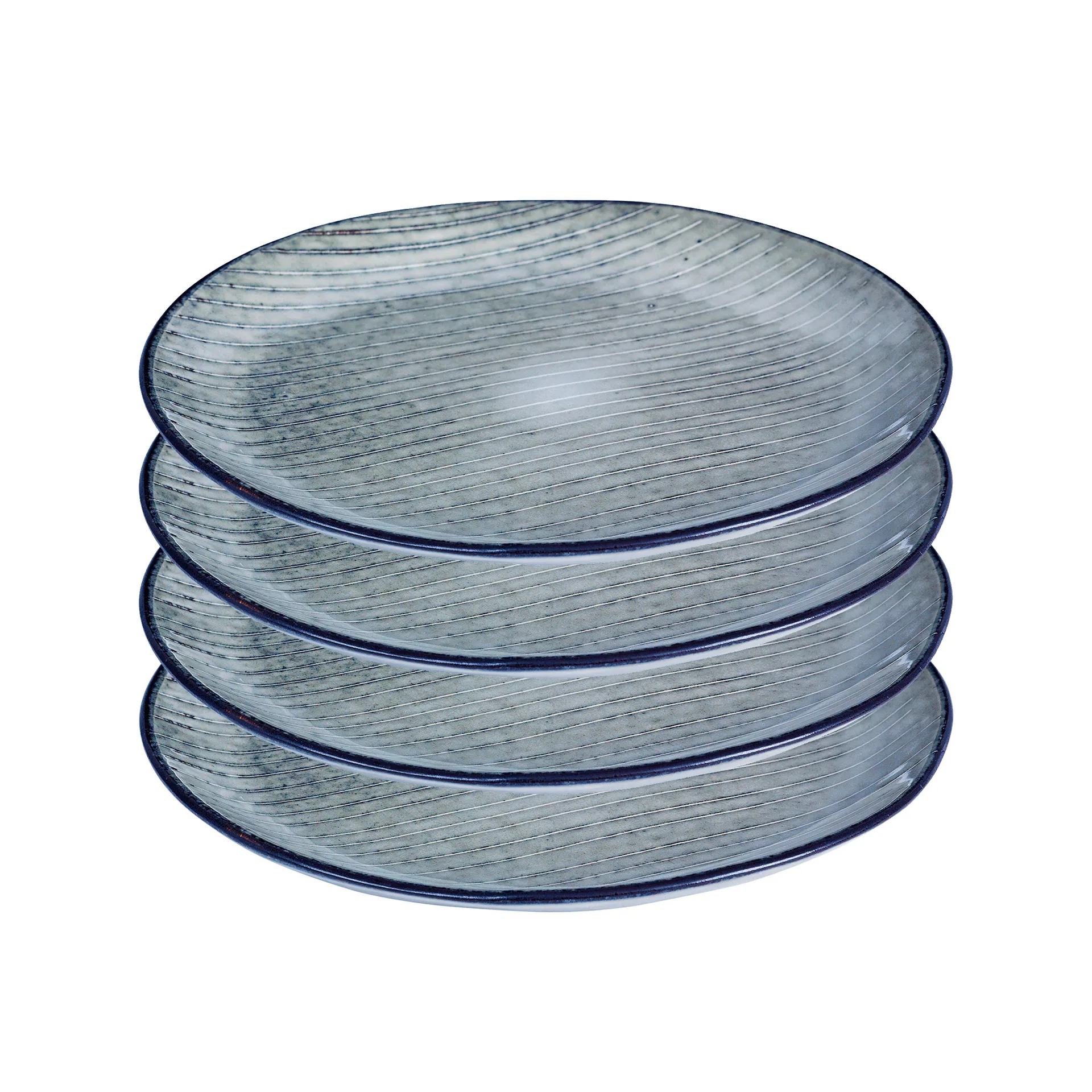 Nordic sea tallerken, 4 stk Ø 20 cm Broste Copenhagen