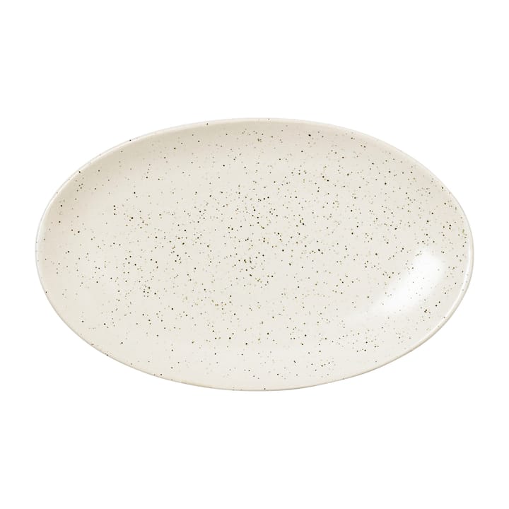 Nordic Vanilla fad ovalt 22 cm - Cream with grains - Broste Copenhagen