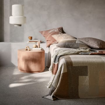 Patch pudebetræk 60x60 cm - Beige/Brun - Broste Copenhagen
