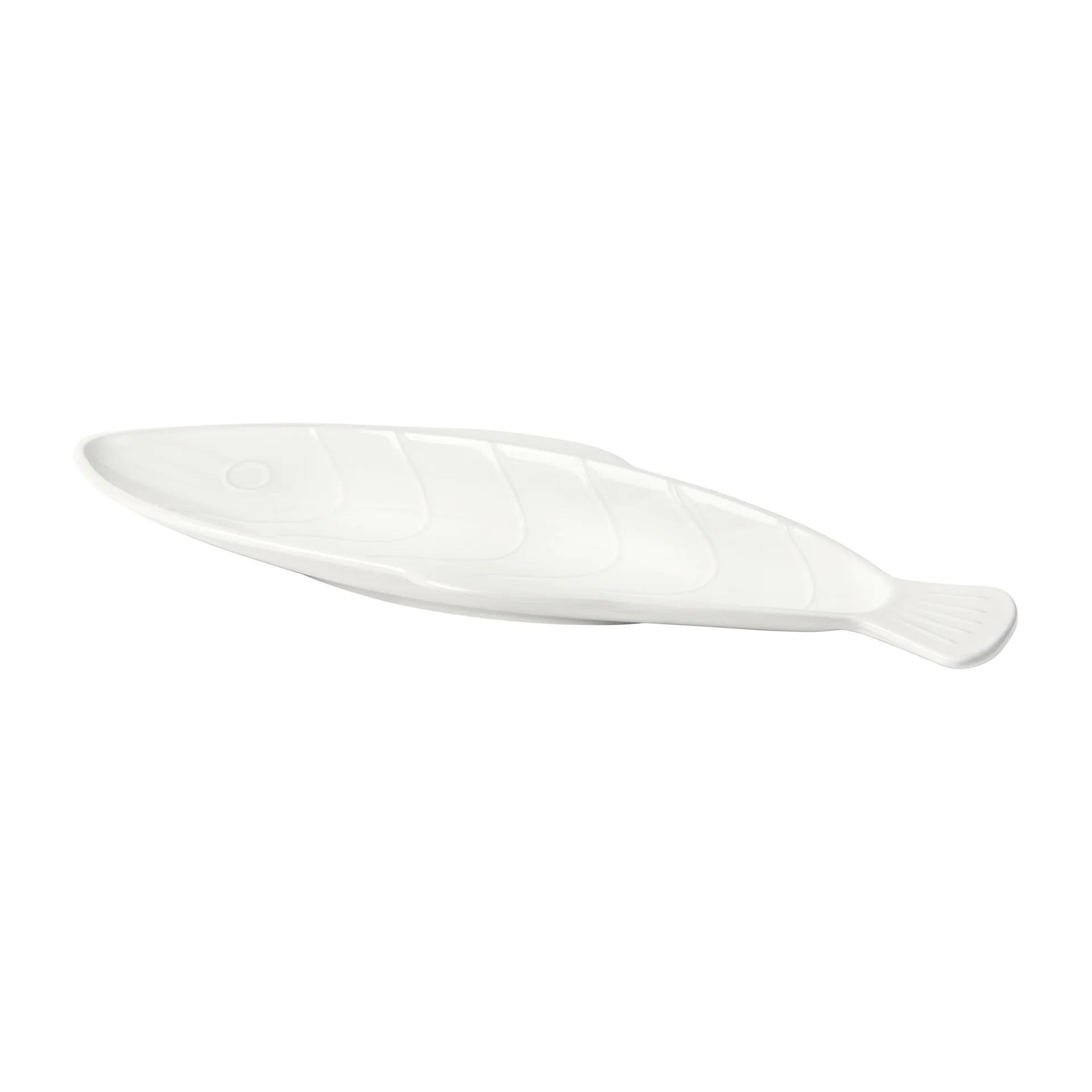 Pesce fad 17,6x41,4 cm, Transparent white Broste Copenhagen