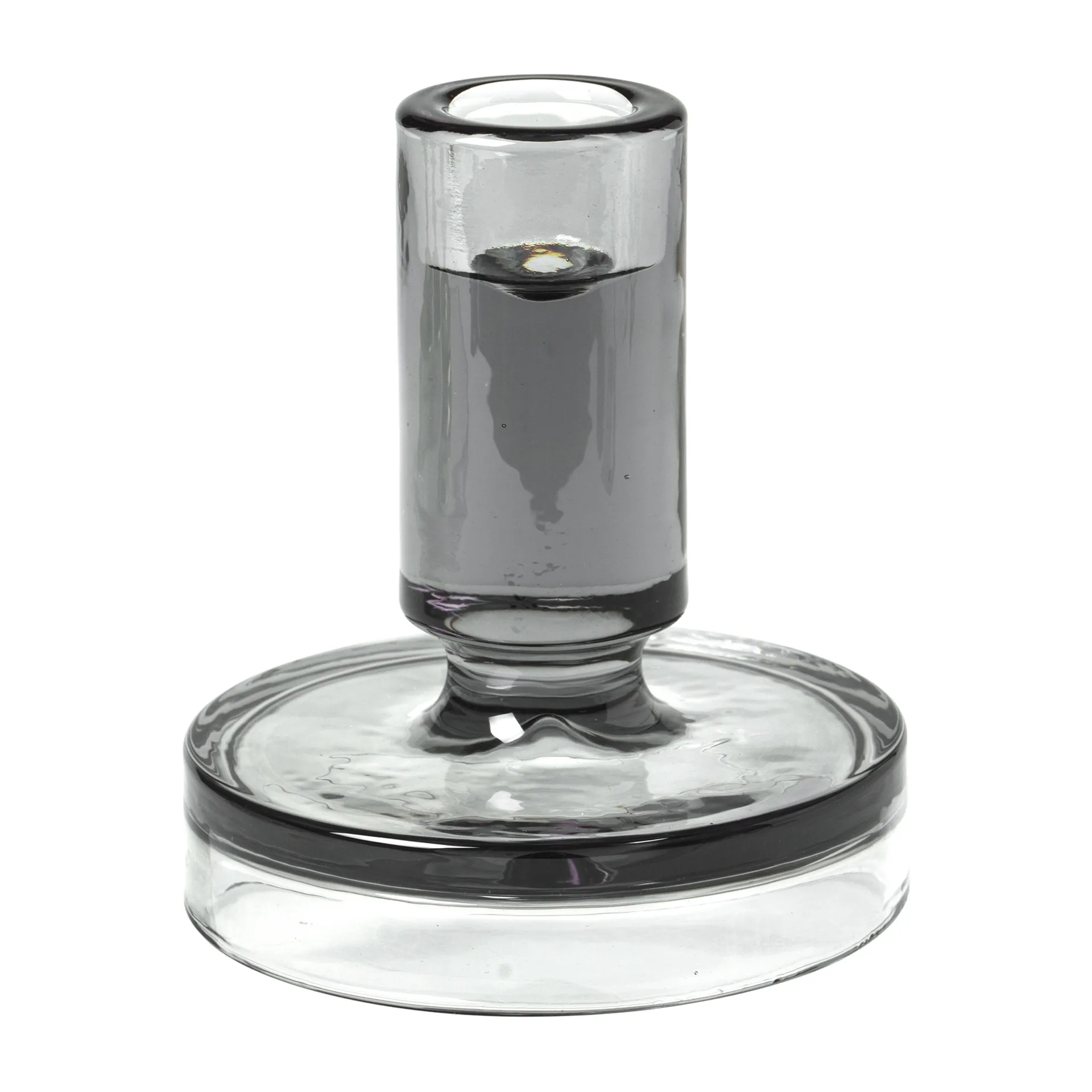 Petra lysestage smoked pearl dark grey, 11 cm Broste Copenhagen