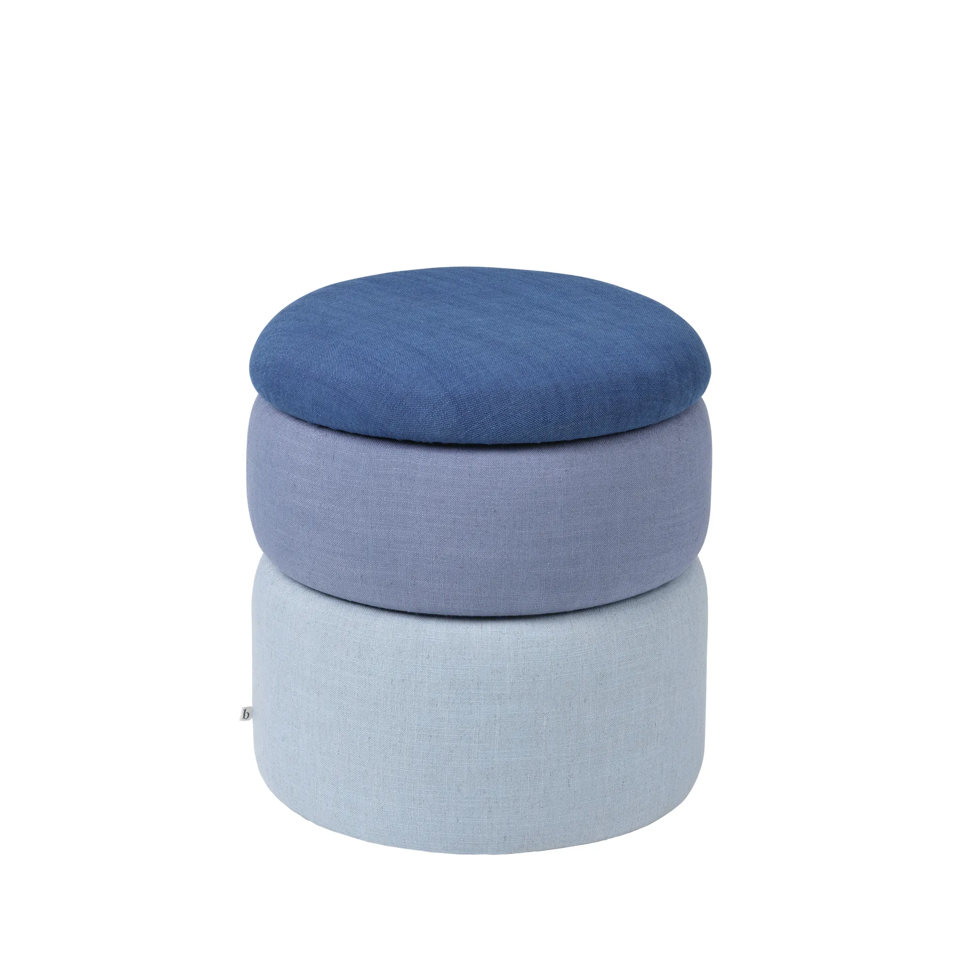 Pond puf 42 cm, Blue shades Broste Copenhagen