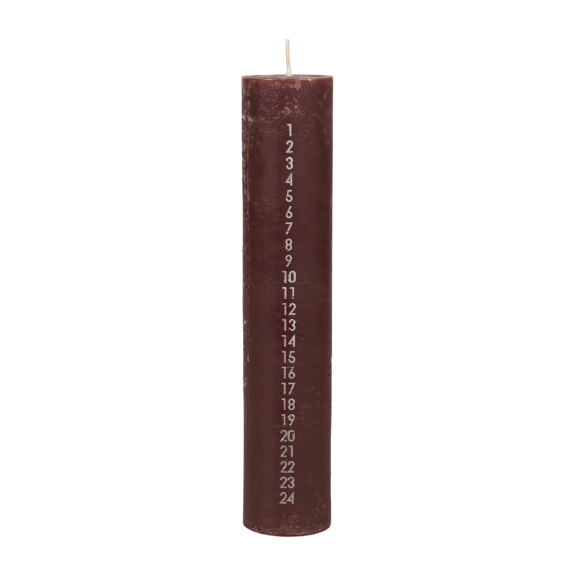 Rustic kalenderlys, Madder brown Broste Copenhagen