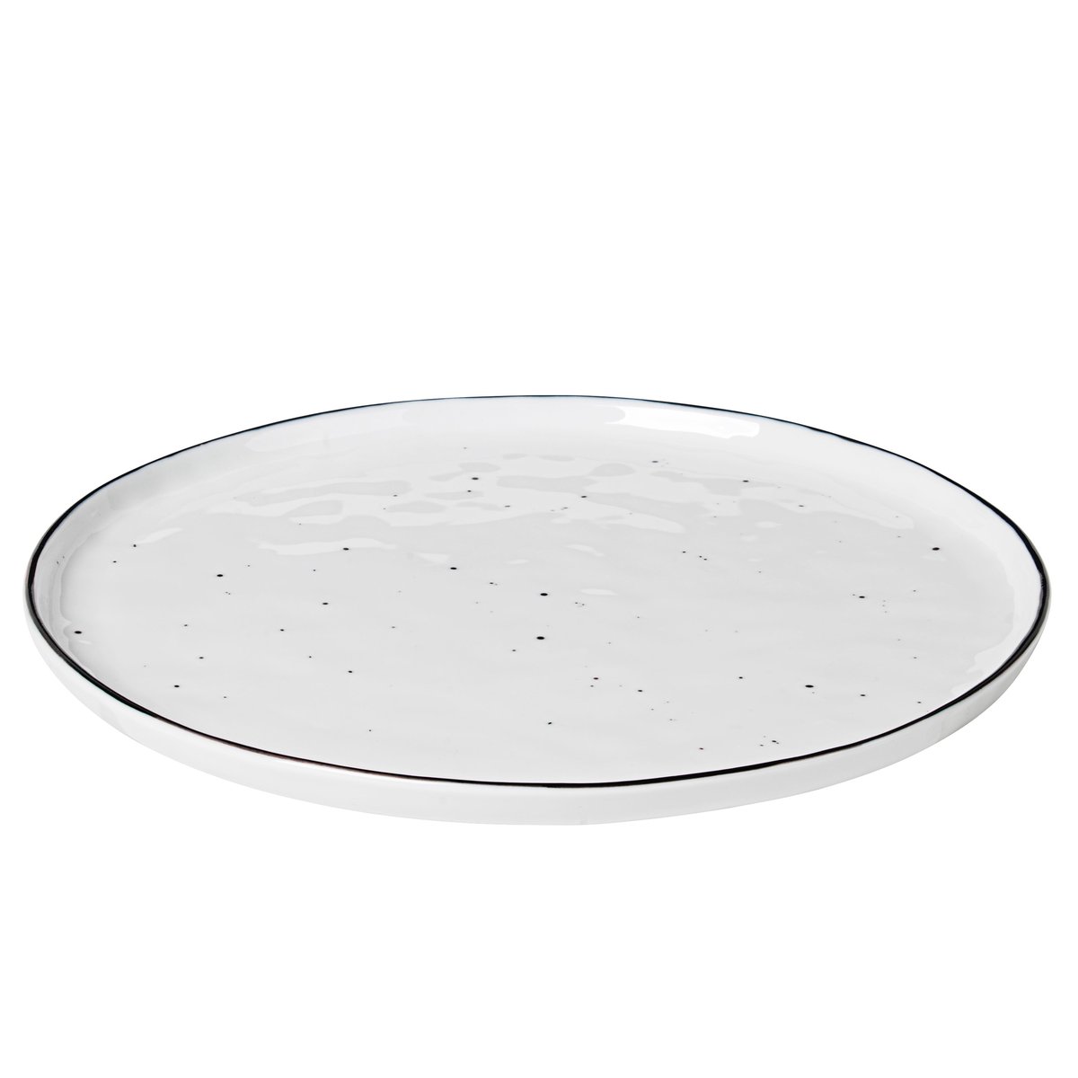 Broste Copenhagen Salt tallerken med prikker Ø 28 cm