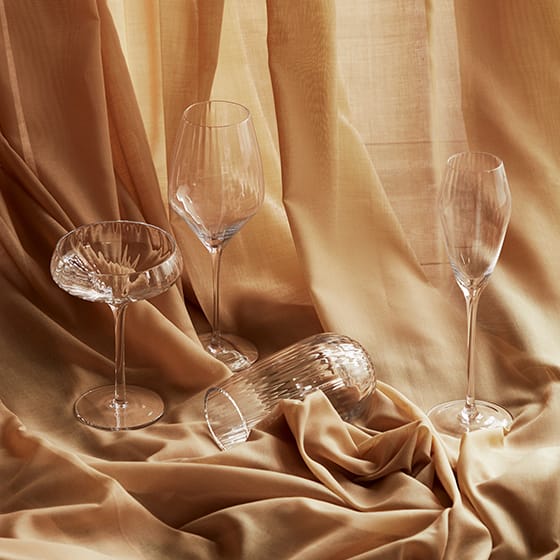 Sandvig champagneglas, Klar Broste Copenhagen