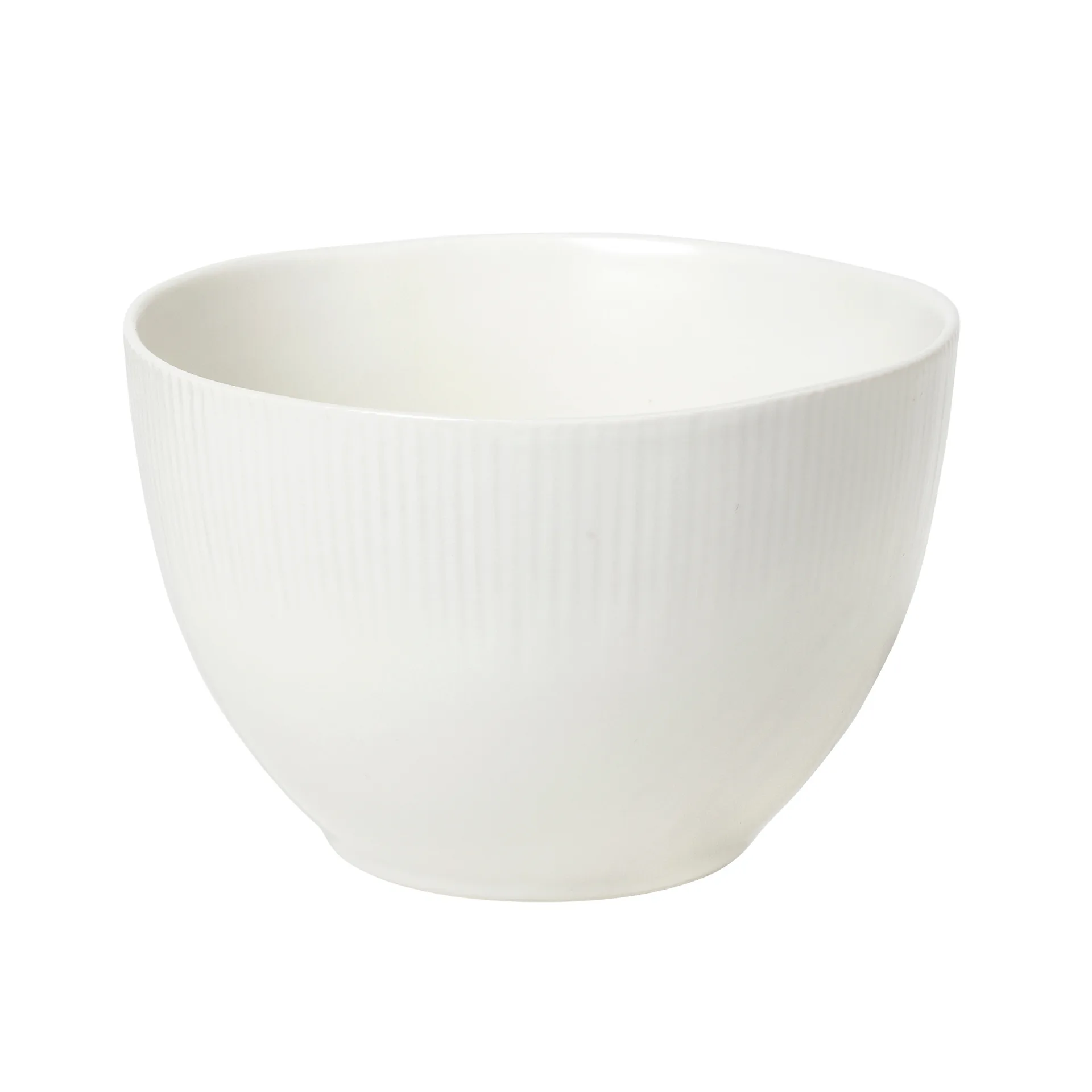 Sandvig høj skål soft white, Ø 17 cm Broste Copenhagen