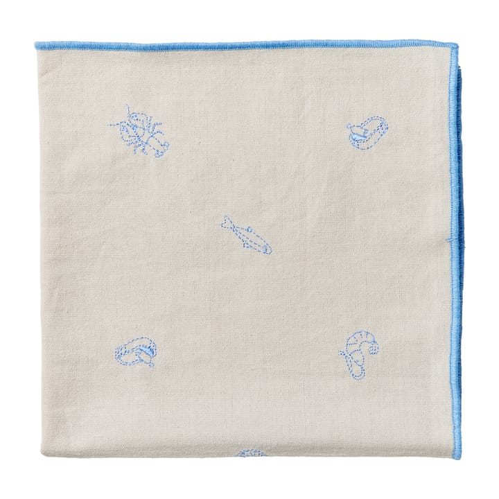 Sea stofserviet 45x45 cm - Serenity blue - Broste Copenhagen