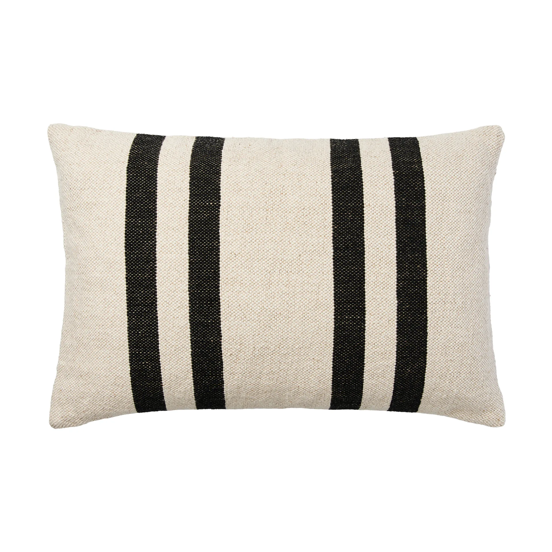 Sigrun pudebetræk, Light beige-black, 40x60 cm Broste Copenhagen