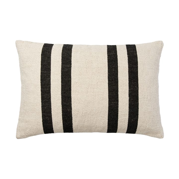 Sigrun pudebetræk - Light beige-black, 40x60 cm - Broste Copenhagen