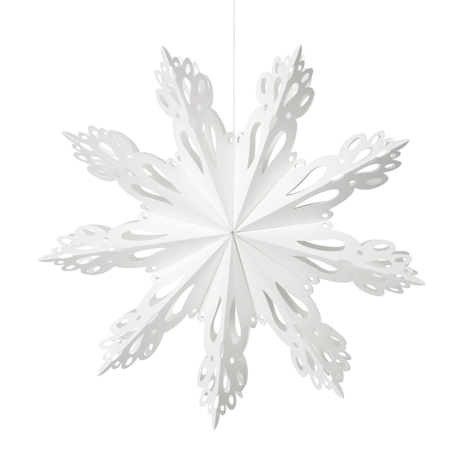Snowflake juledekoration White, Ø30 cm Broste Copenhagen