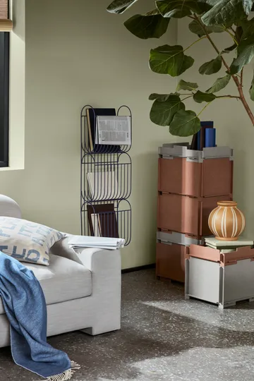 Stacie opbevaringskasse 34x44 cm - Grey - Broste Copenhagen