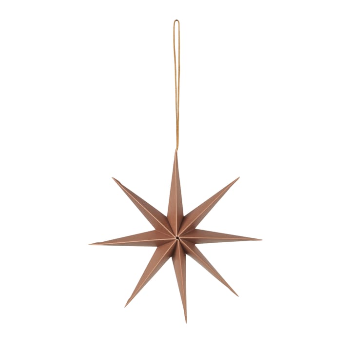 Star papirstjerne Ø15 cm - Indian tan - Broste Copenhagen