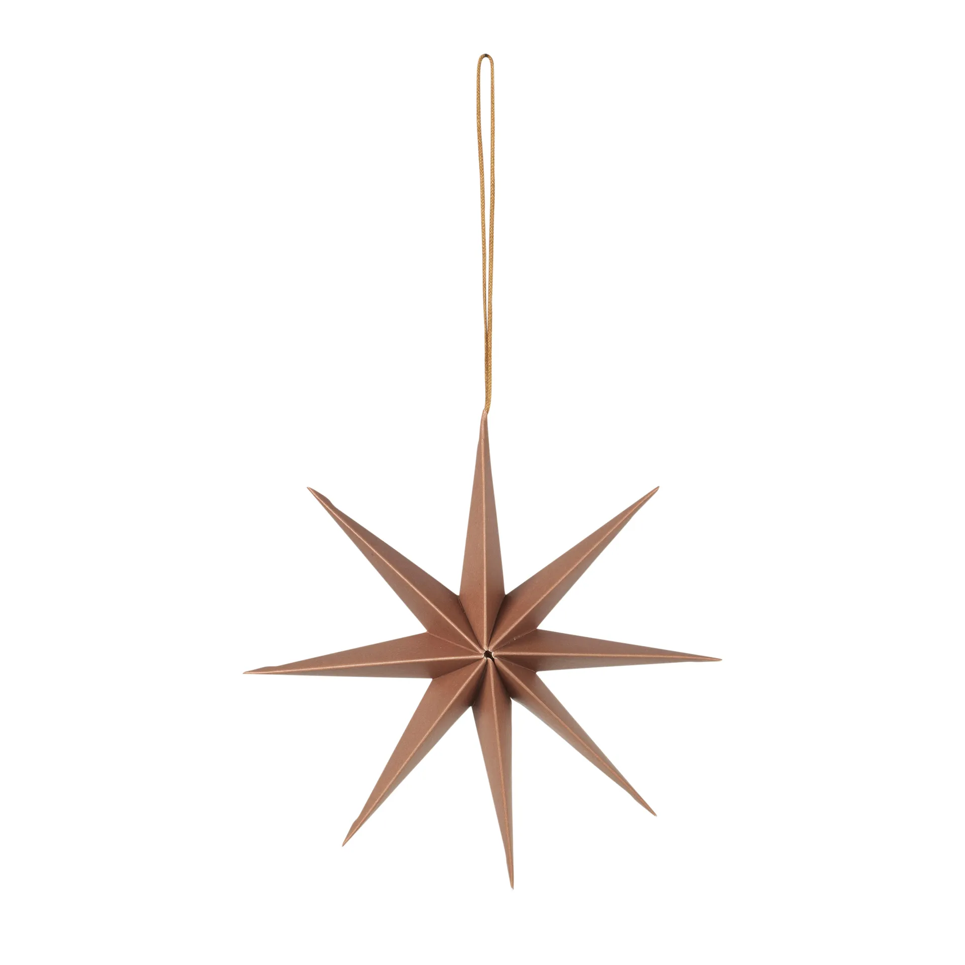 Star papirstjerne Ø15 cm, Indian tan Broste Copenhagen
