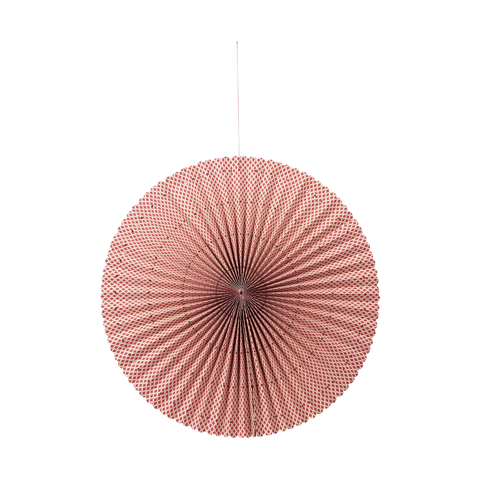 Stella rosette adventsstjerne L Ø60 cm, Pompeian red-natural Broste Copenhagen