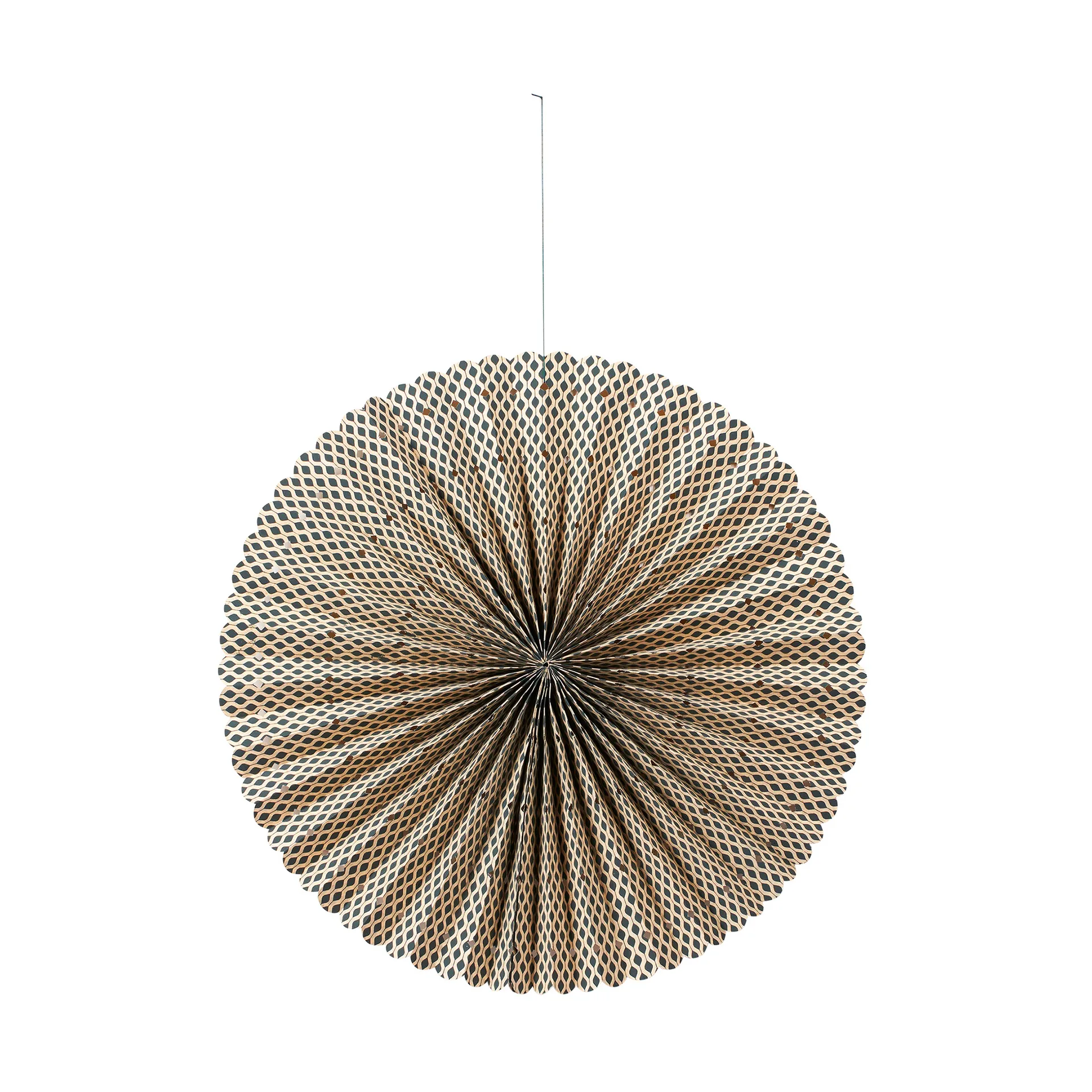 Stella rosette adventsstjerne M Ø43 cm, Forest green-natural Broste Copenhagen