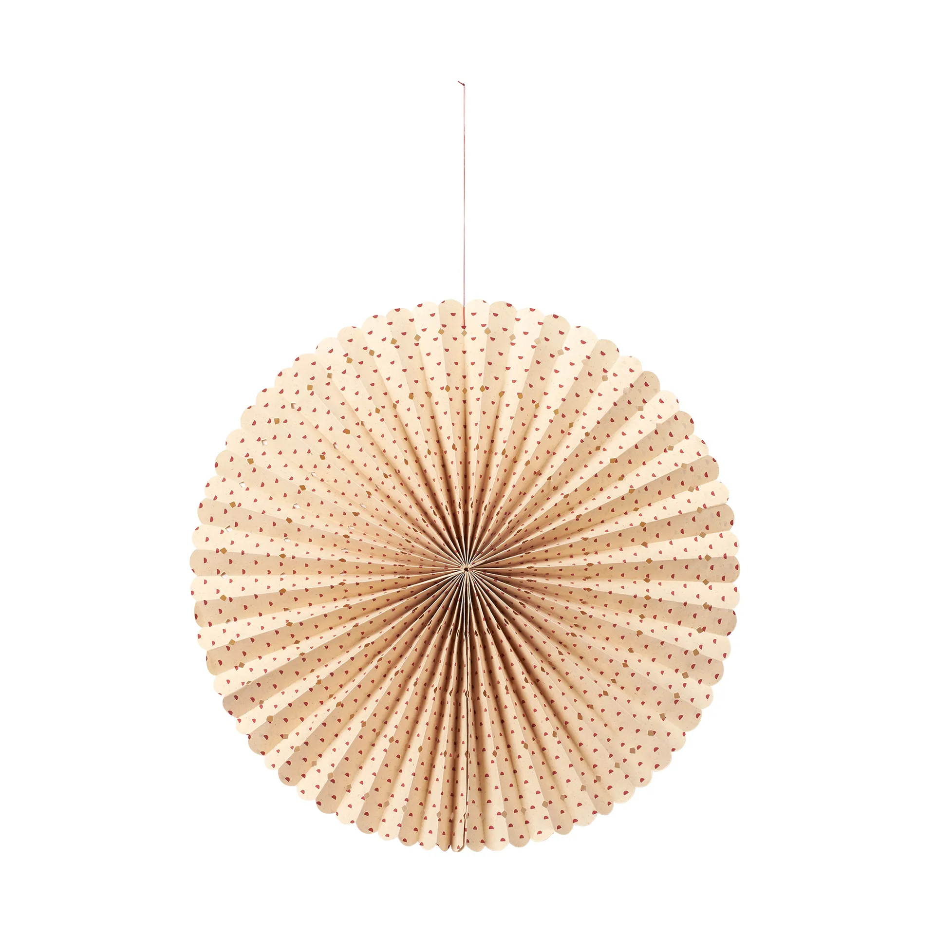 Stella rosette adventsstjerne M Ø43 cm, Natural-pompeian red Broste Copenhagen