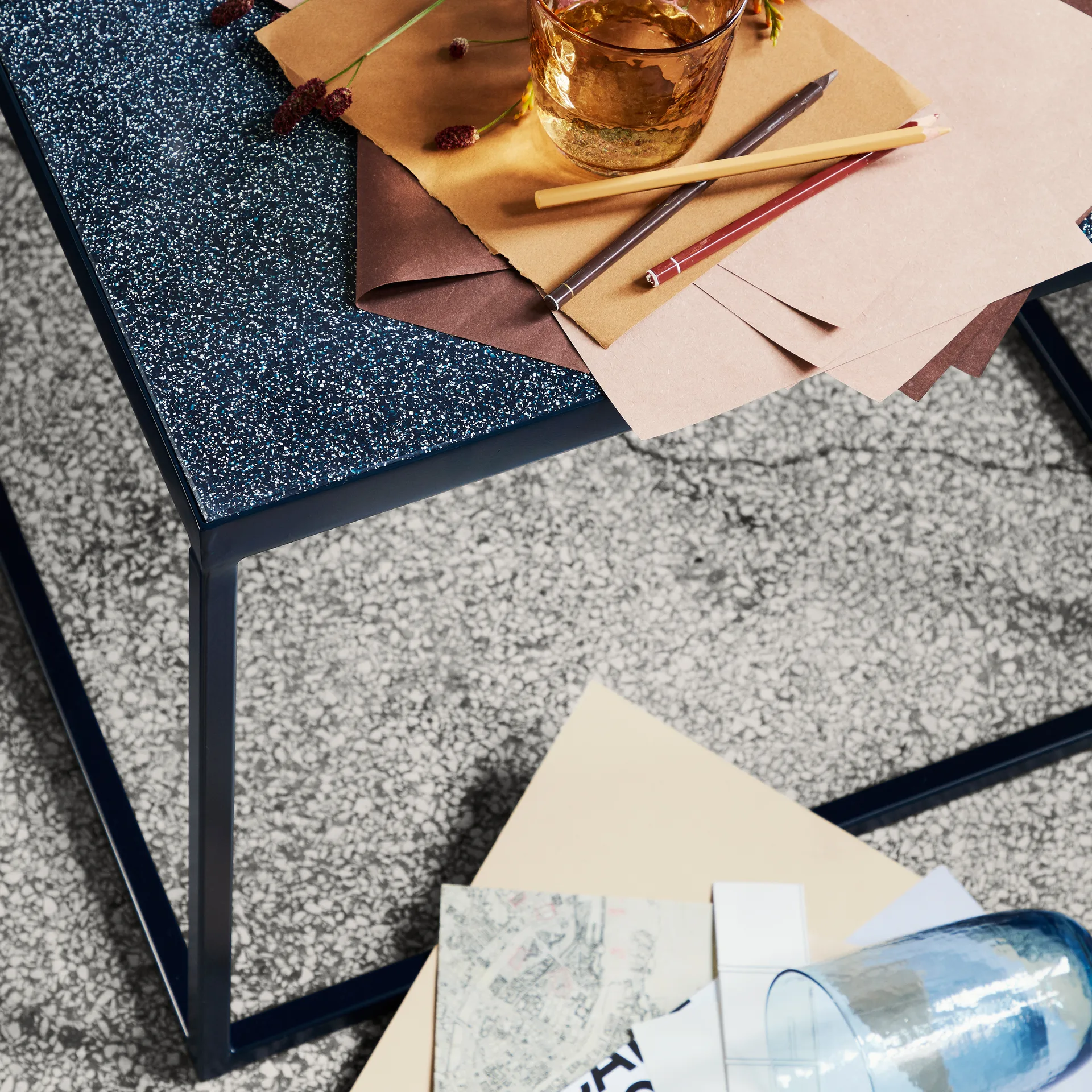 Tilde sofabord sæt, Dark blue Broste Copenhagen