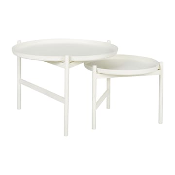 Turner table sidebord Ø70 cm - White - Broste Copenhagen