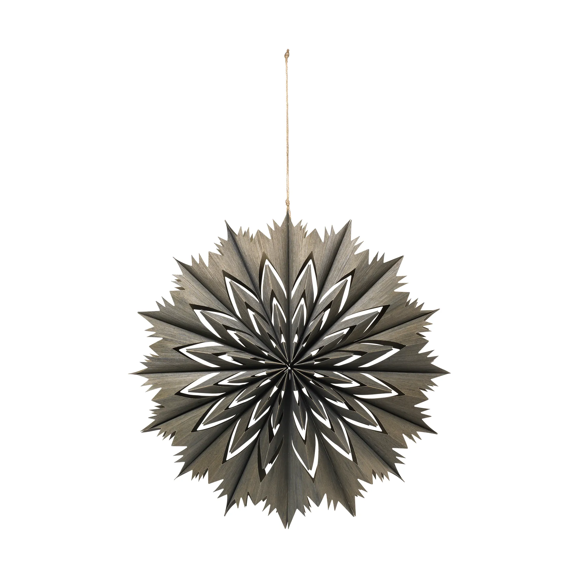 Venja dekorationsstjerne M Ø40 cm, Fungi Grey Broste Copenhagen