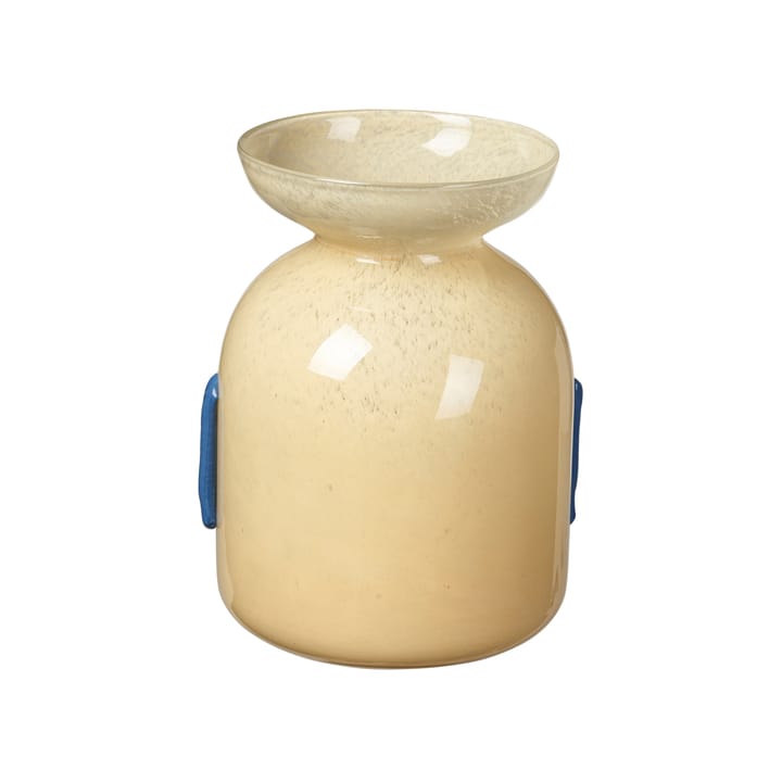 Vera vase 30cm - Anise Yellow-Serenity Lt. Blue - Broste Copenhagen