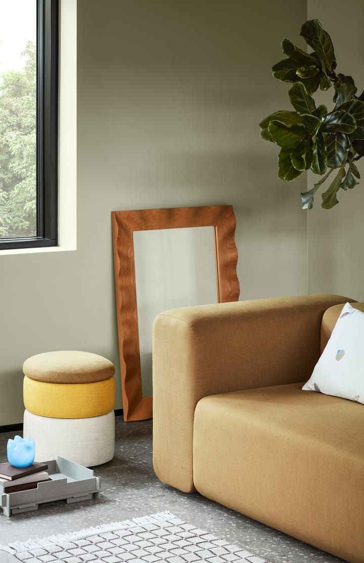 Wavy spejl 70x100 cm, Natural brown Broste Copenhagen