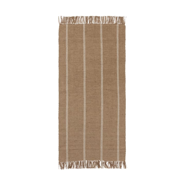 Yuki løber - White-natural, 70x140 cm - Broste Copenhagen