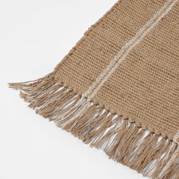 Yuki løber - White-natural, 70x140 cm - Broste Copenhagen