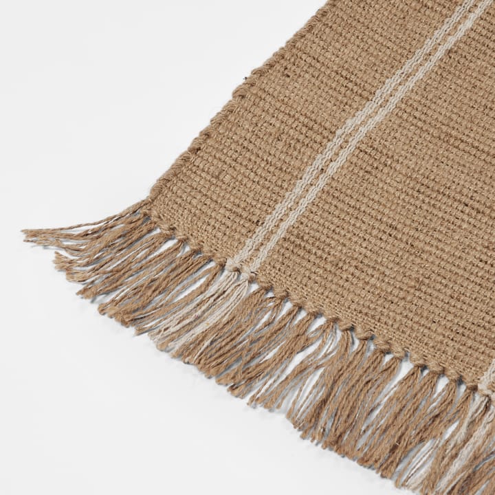 Yuki løber, White-natural, 70x140 cm Broste Copenhagen