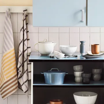 Zappa viskestykke 2-pak - Rainy day/Orchid hush/Puce - Broste Copenhagen