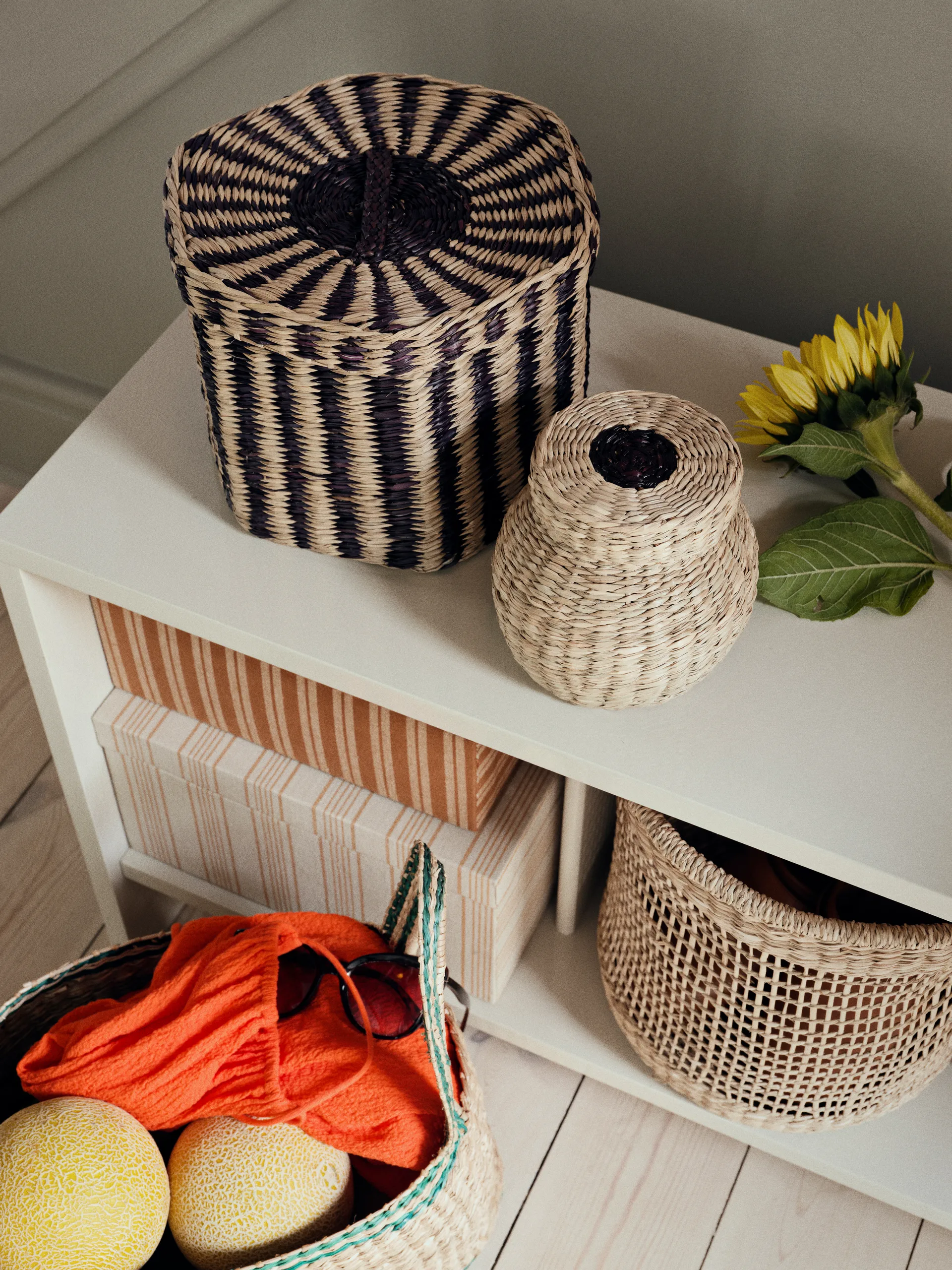 Zues kurv 3 dele, Natural Broste Copenhagen