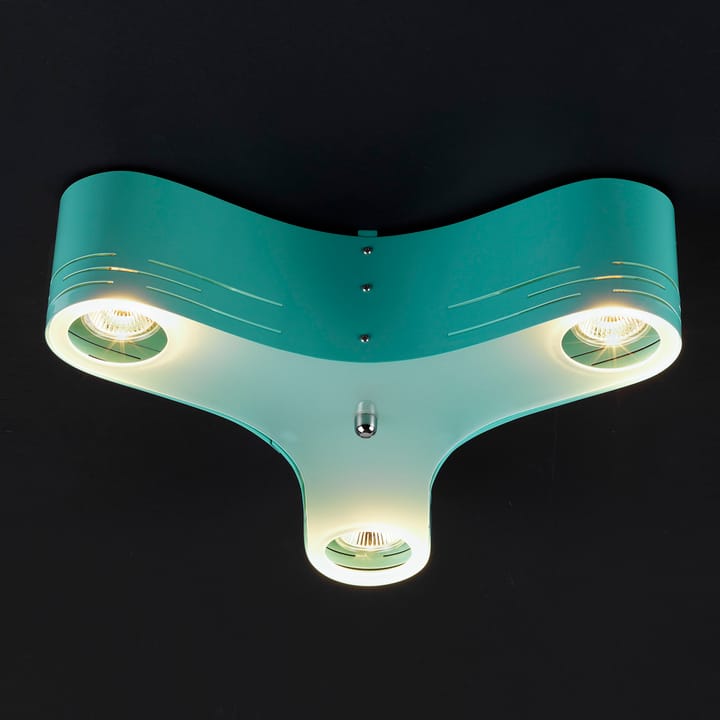 Clover loftlampe 12, turkis Bsweden