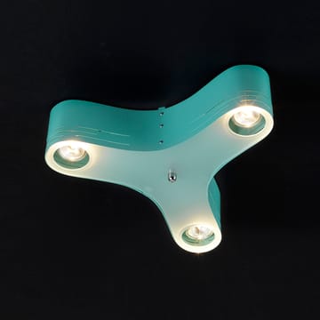 Clover loftlampe 12 - turkis - Bsweden