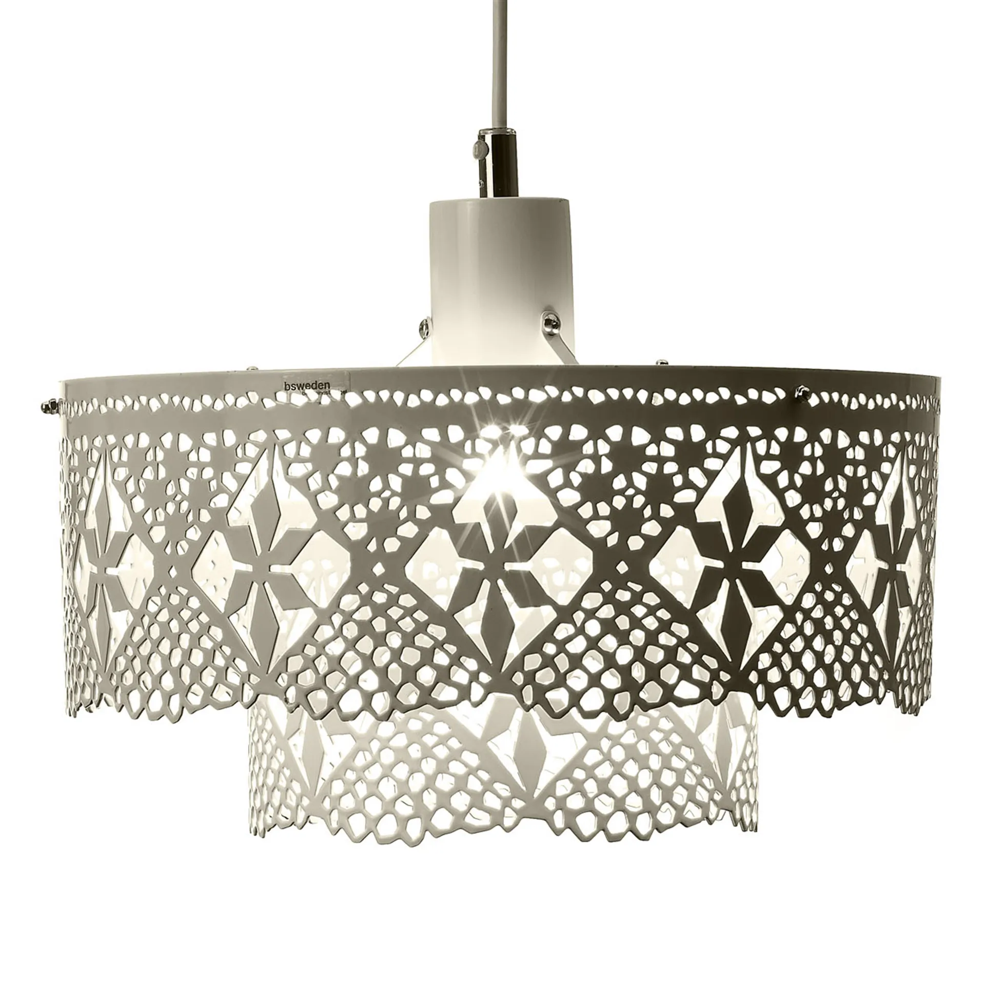 Gladys lampe, mellem hvid Bsweden