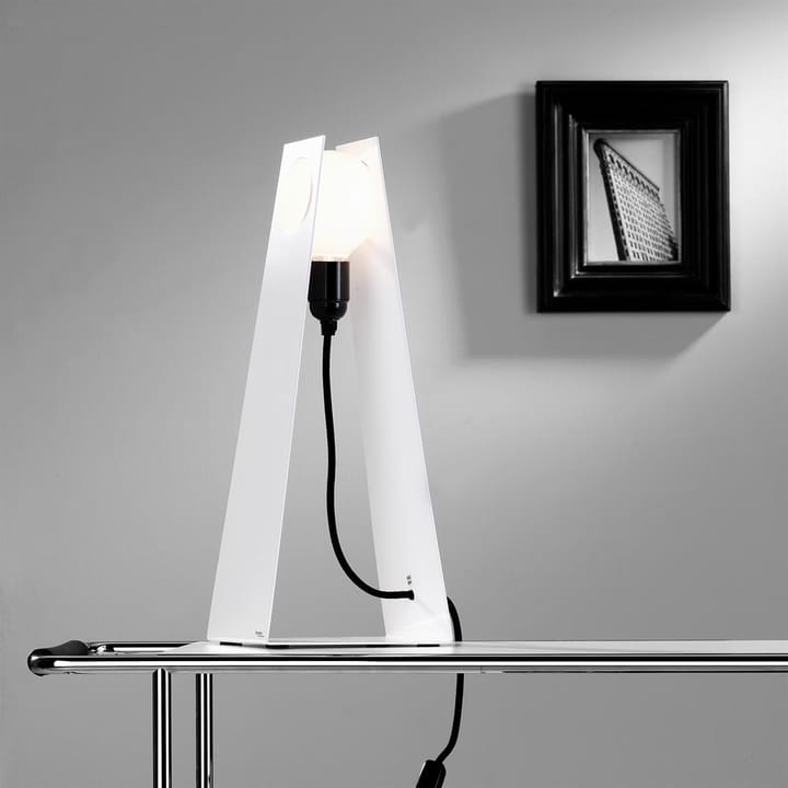 Glasgow hvid bordlampe, hvid Bsweden