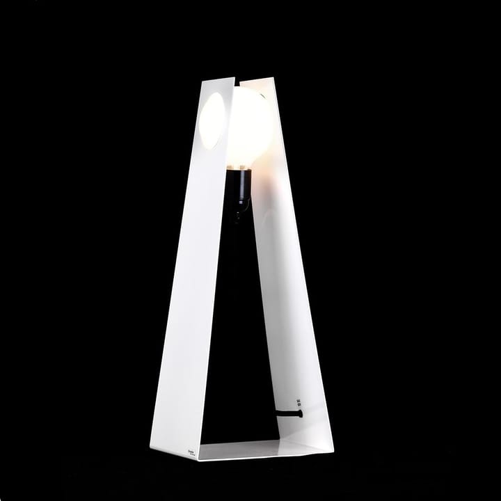 Glasgow hvid bordlampe, hvid Bsweden