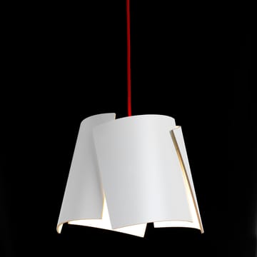 Leaf hvid lampe - hvid-rød - Bsweden