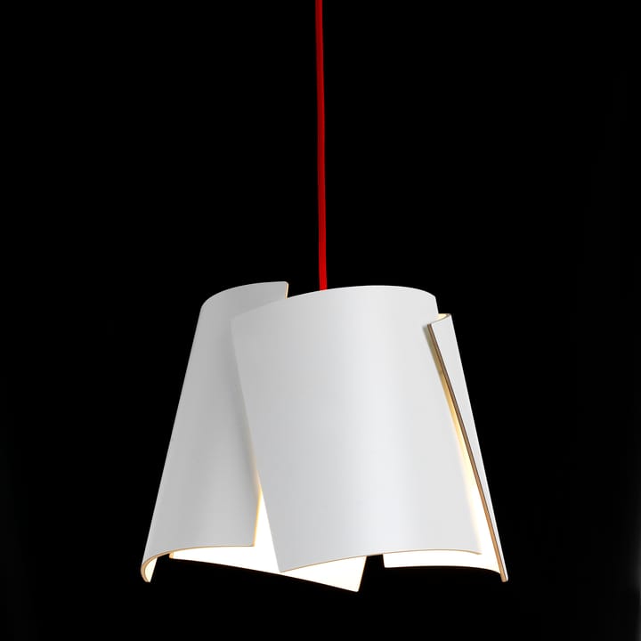 Leaf hvid lampe, hvid-rød Bsweden