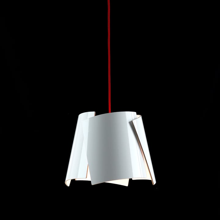 Leaf hvid lampe, hvid-rød Bsweden