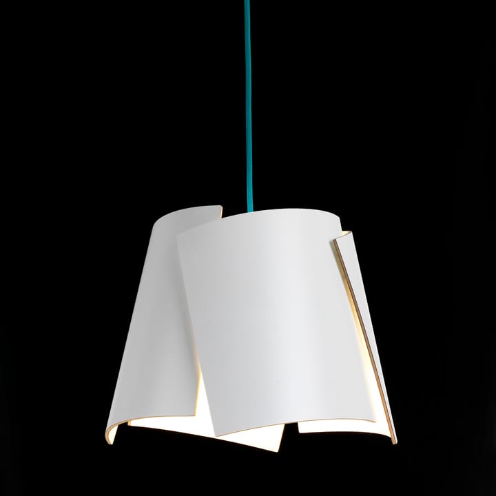 Leaf hvid lampe, hvid-turkis Bsweden