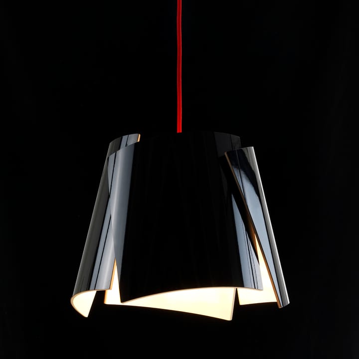 Leaf sort lampe, sort-rød Bsweden