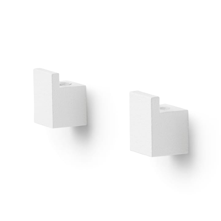 Kubus vægkonsol pakke med to styk - Hvid - By Lassen