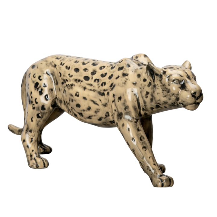 Leopard skulptur - Brun-sort - By On
