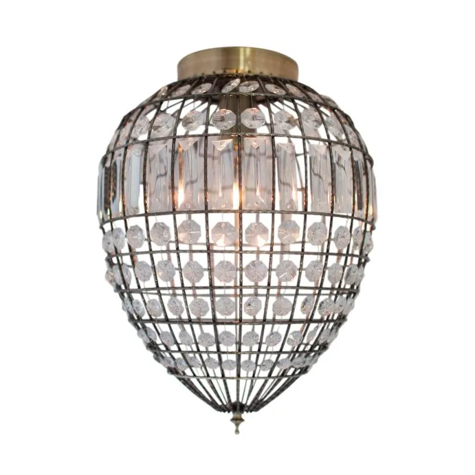 Amadeus loftlampe Ø30 cm - Antik messing - By Rydéns