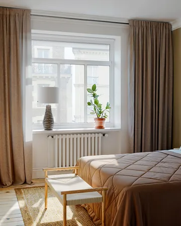 Bartha bordlampe 74 cm - Brun-beige - By Rydéns